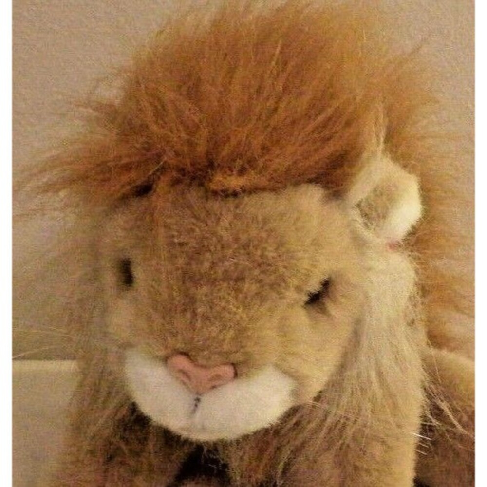 TY Beanie Buddies Collection 11" Long Plush LION Named Sahara - Cute! #1412